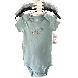 👶🏼NWT Carters 5pck Short Sleeve Onesies